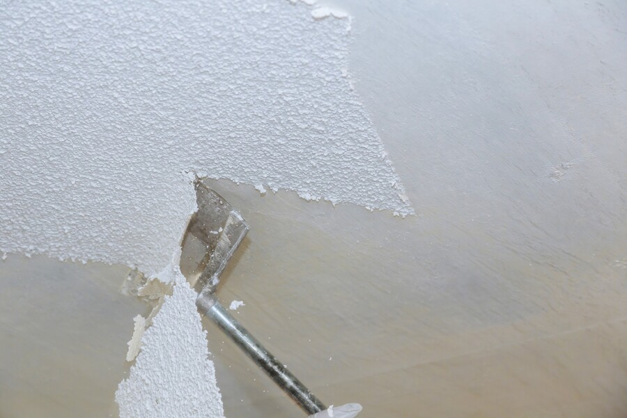 Popcorn Ceiling Removal by A Brush of Color Inc